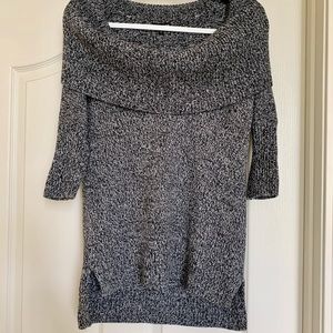 Cowl neck/off the shoulder sweater